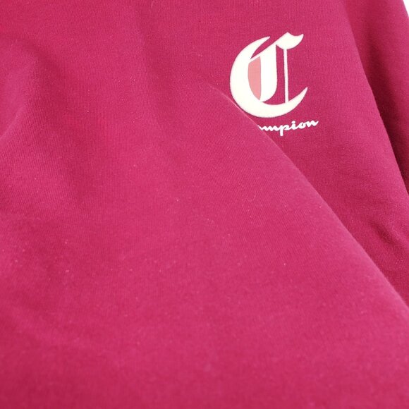 Champion Maroon Women's Long Sleeved Pullover Crewneck Sweater Size XL - Picture 8 of 10